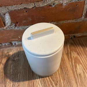 NWT: Hearth & Hand with Magnolia Speckled Matte Stoneware Canister